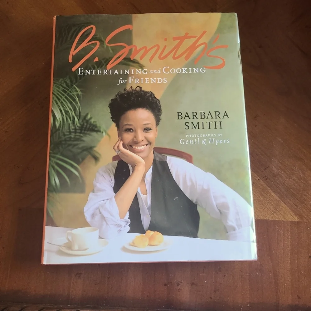 B. Smith's Entertaining and Cooking for Friends signed book